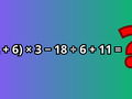(12 +6) × 3 − 18 ÷ 6 + 11 = ?