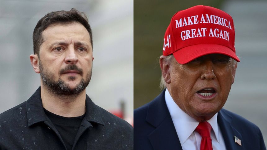 Trump i Zelensky