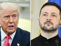 Prezydent USA Donald Trump. Prezydent Ukrainy Wołodymyr Zełenski