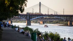 Warszawa, schodki nad Wisłą
