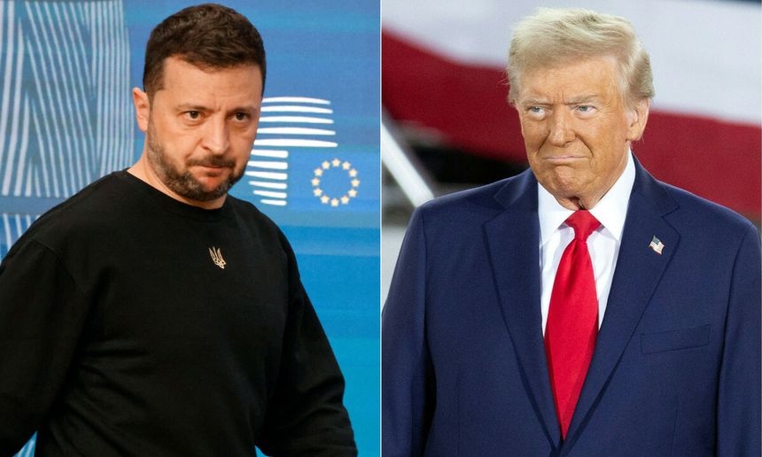 Trump i Zełenski