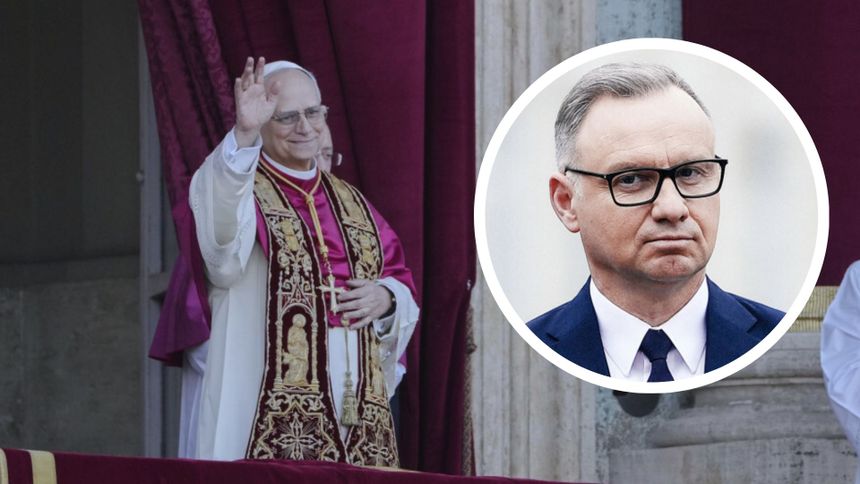 papież Leon XIV, Andrzej Duda