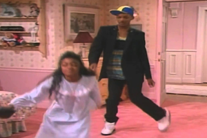 “Bajer z Bel-Air” scena z tańcem