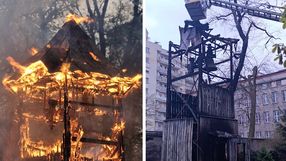 pożar dzwonnicy na Kamionku