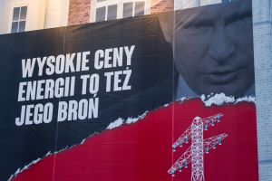Billboard z Putinem w kampanii Polskiego Komitetu Energii Elektrycznej