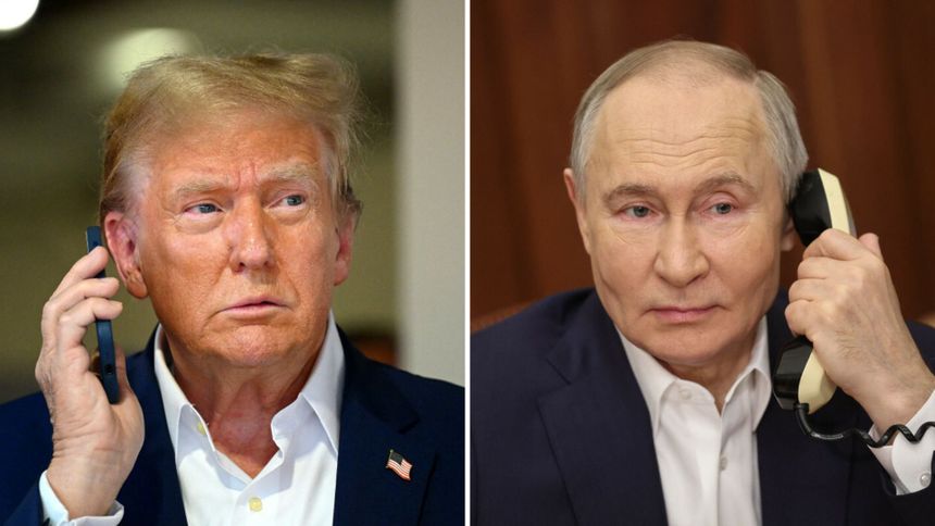 Prezydent USA Donald Trump. Prezydent Rosji Władimir Putin