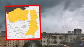 IMGW wydało ostrzeżenie meteorologiczne przed burzą dla 11 wojwództw