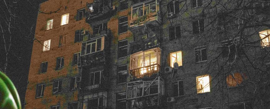 Rosyjski atak na Dniepr