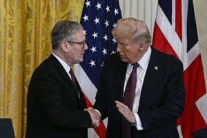 Keir Starmer i Donald Trump