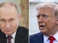Prezydent Rosji Władimir Putin. Prezydent USA Donald Trump
