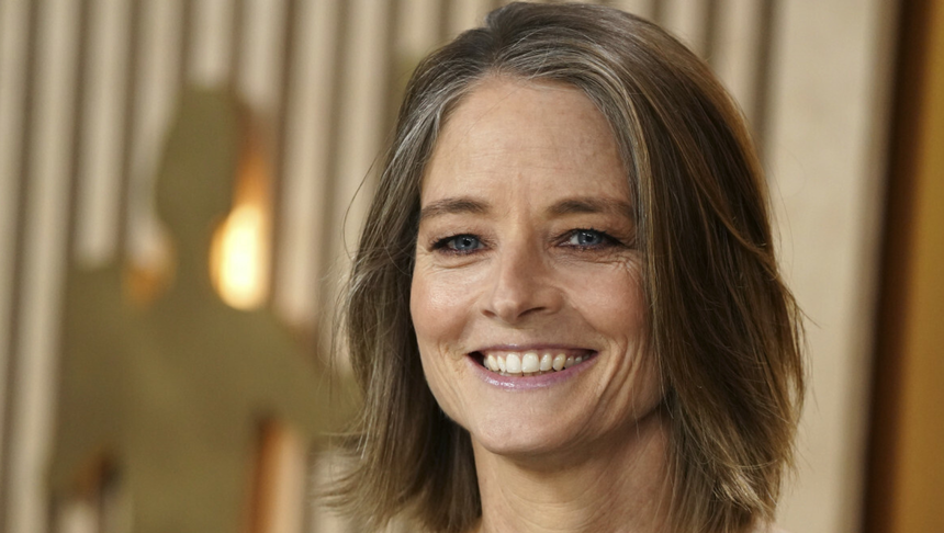 Jodie Foster portret zbliżenie