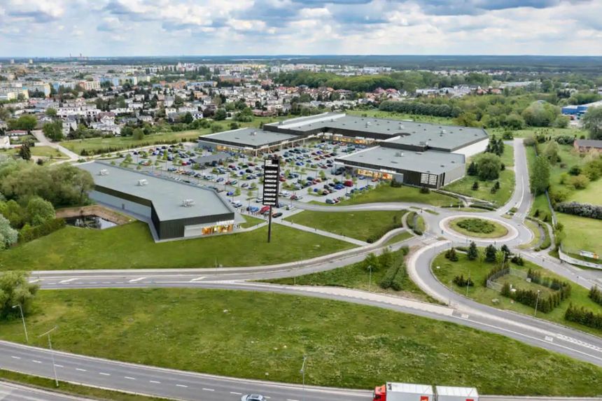Wizualizacja parku handlowego w Bydgoszczy