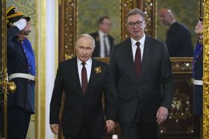 Władimir Putin i Aleksandar Vuczić