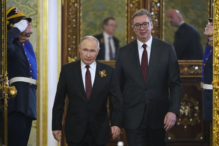 Władimir Putin i Aleksandar Vuczić