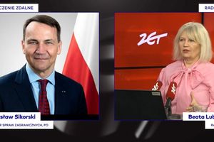 Szef MSZ Radosław Sikorski w programie "Gość Radia ZET"