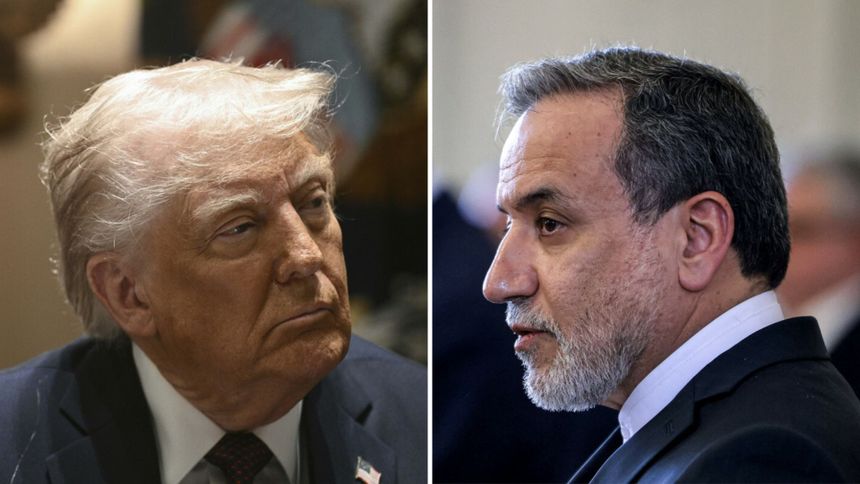 Prezydent USA Donald Trump. Minister spraw zagranicznych Iranu Abbas Araqczi