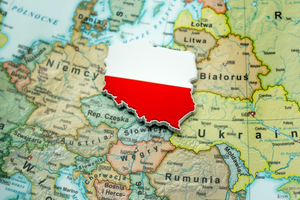 mapa, polska