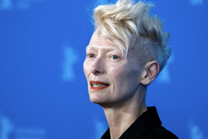 Tilda Swinton portret zbliżenie