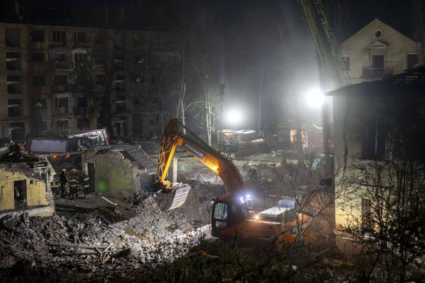 Zmasowany atak na Kijów i Charków