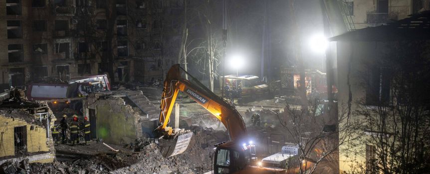 Zmasowany atak na Kijów i Charków