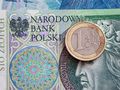złoty, euro