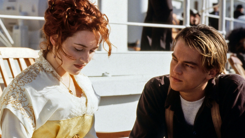Kate Winslet, Leonardo DiCaprio w "Titanicu"