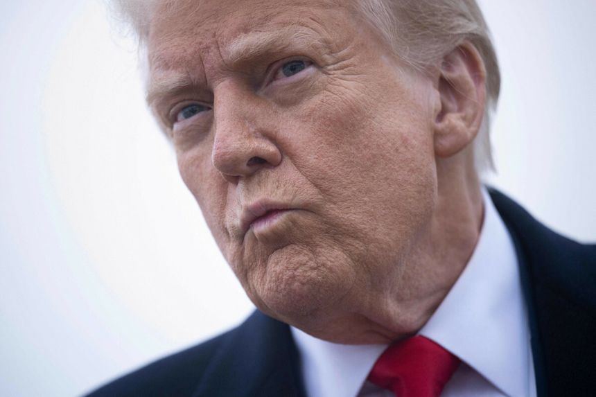 Prezydent USA Donald Trump w Maryland, 14 marca 2025 r.
