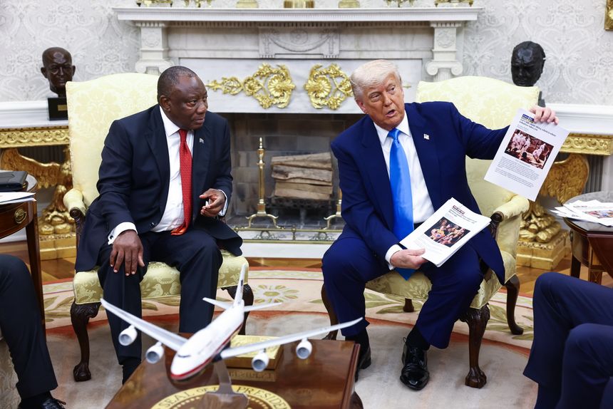 USA. Donald Trump mówi o "ludobójstwie białych" w RPA