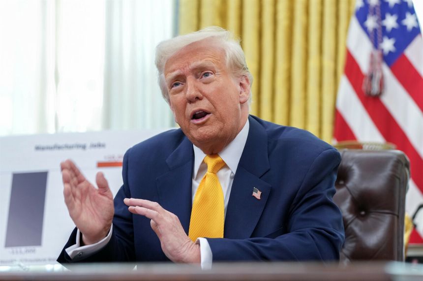 Prezydent USA Donald Trump w Waszyngtonie, 7 marca 2025 r.