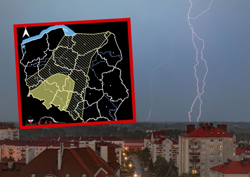 Prognoza burz w Polsce
