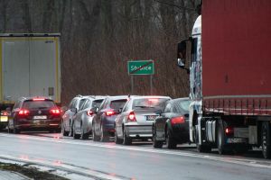 Korek na autostradzie A2