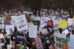 Protest w Bostonie