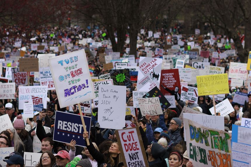 Protest w Bostonie