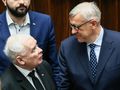 Jaroslaw Kaczyński z kuzynem Romanem Giertychem