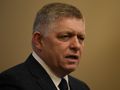 Premier Słowacji Robert Fico w Bratysławie, 21 stycznia 2025 r.