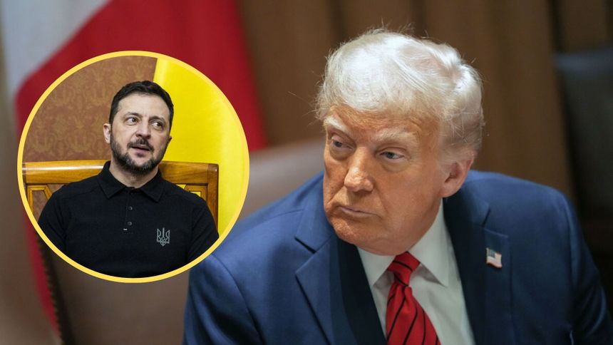 Donald Trump i Wołodymyr Zełenski