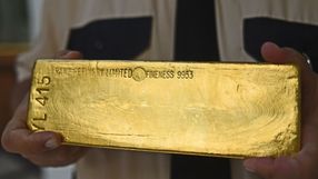 Sztabka złota z Narodowego Banku Polskiego 