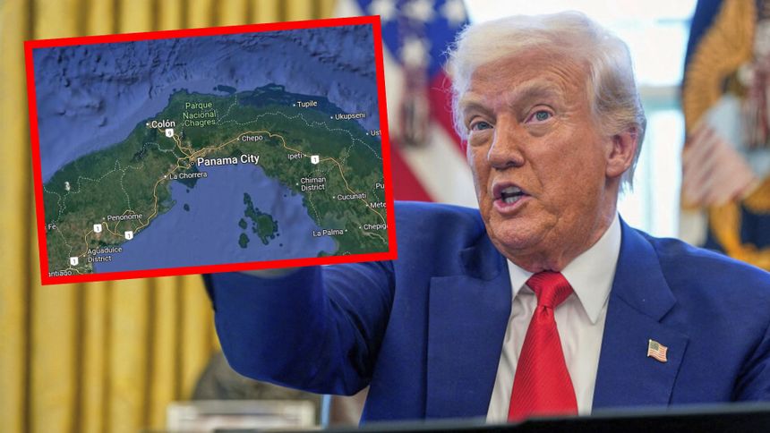 Prezydent USA Donald Trump. Kanał Panamski