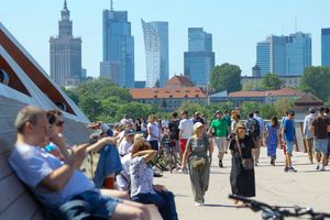 Warszawa, kładka pieszo-rowerowa