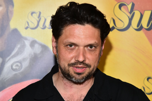Radek Ładczuk  na premierze filmu "Surfer"