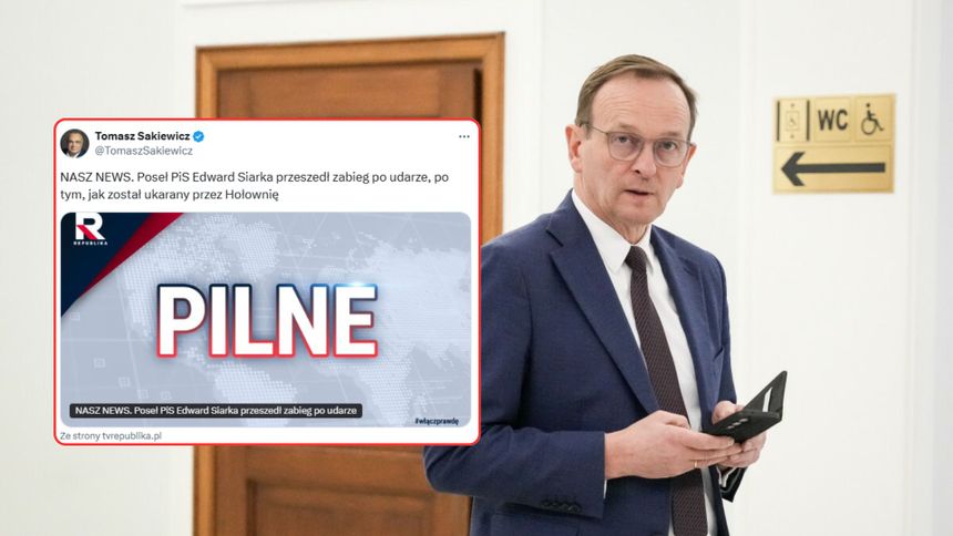 Edward Siarka w budynkach sejmowych 