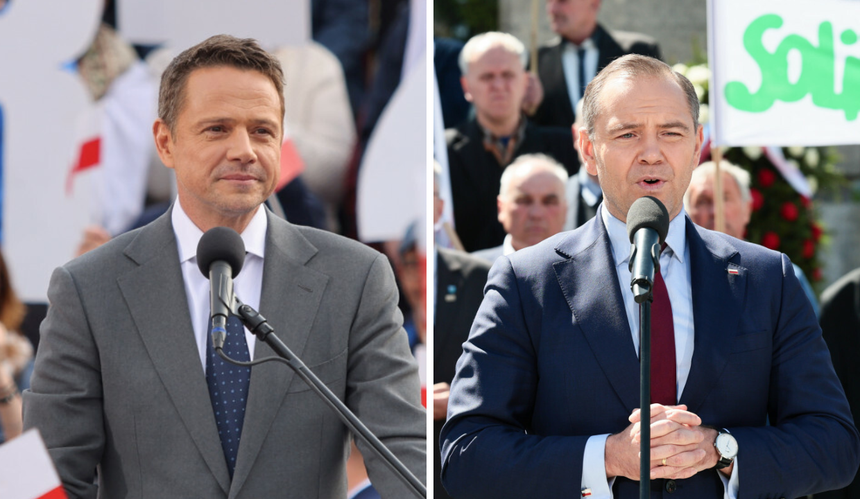 Rafał Trzaskowski i Karol Nawrocki 