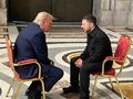 Prezydent USA Donald Trump i prezydent Ukrainy Wołodymyr Zełenski w Watykanie, 26 kwietnia 2025 r.