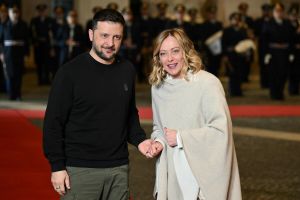 Wołodymyr Zełenski, Giorgia Meloni