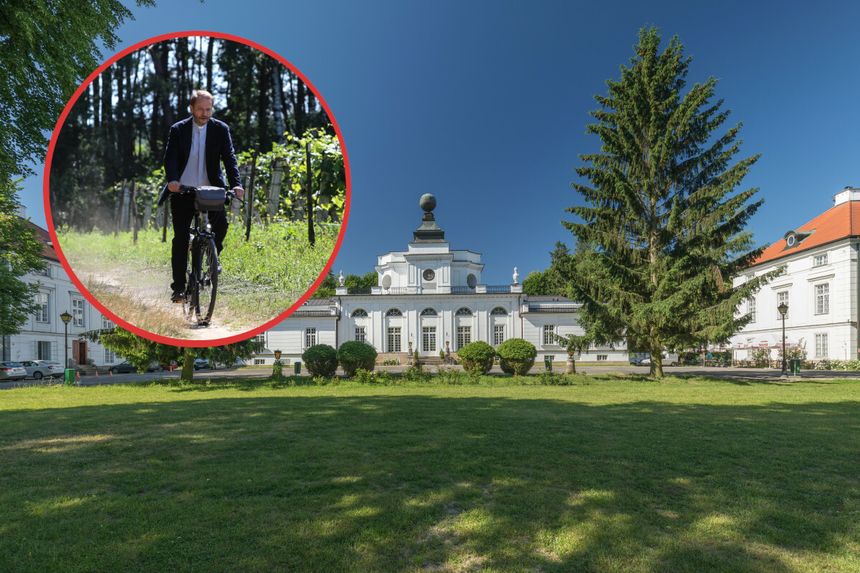 Pałac w Jabłonnie/kadr z serialu "Ojciec Mateusz"