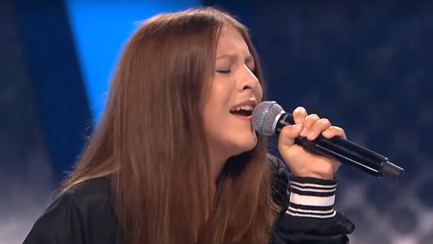 Zosia Wójcik z programu "The Voice Kids" 