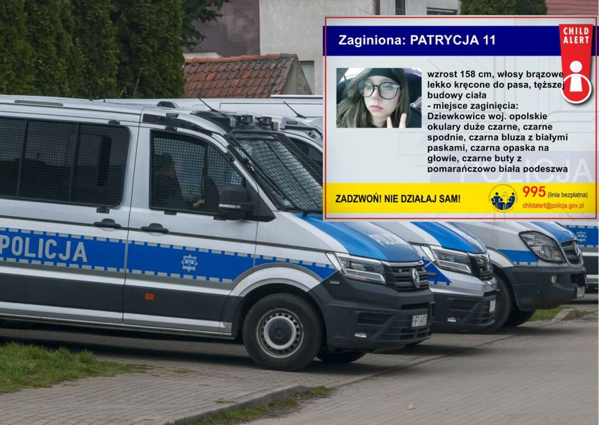 11-letnia Patrycja Głowania poszukiwana