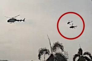 Zderzenie dwóch helikopterów w Finlandii