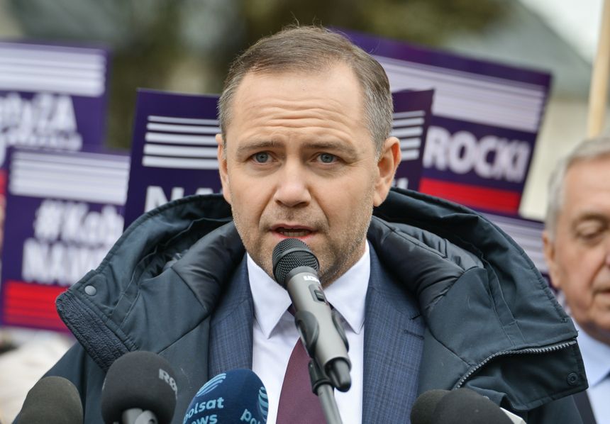 Karol Nawrocki w Węgrowie, 5 maja 2025 r.