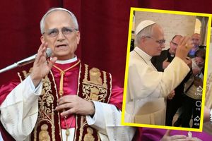 Papież Leon XIV udziela błogosławieństwa